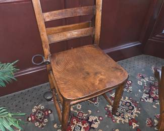 Antique school chair