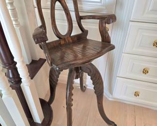 Antique baby 'posing' chair