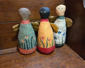 Folk art angels