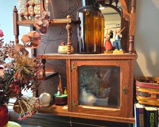 Antique wall shelf