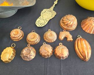 Antique Miniature copper molds