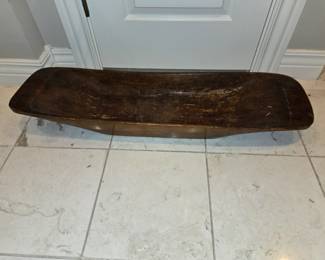 Antique dough bowl