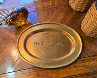 Brass Butler's tray (possibly Waldorf Astoria)