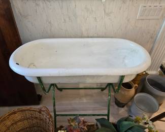 Vintage French baby Bathtub