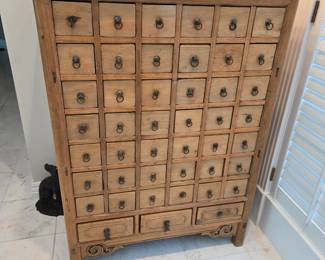 Antique clinical cabinet