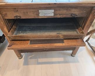Antique kerosene heated incubator