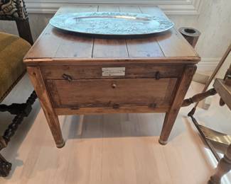 Antique kerosene heated incubator