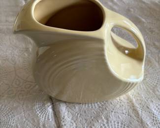 Vintage Fiesta light yellow pitcher