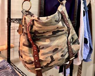 Bomber Babe camouflage purse