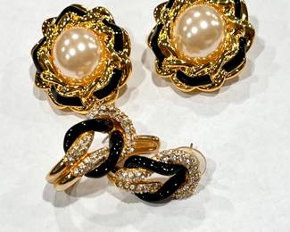 Ivana and Swarovski earrings 