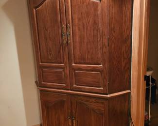 Presale item 
Hooker corner cabinet $200