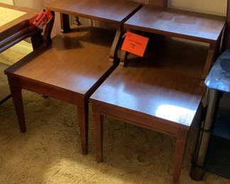 Pair of matching end tables.