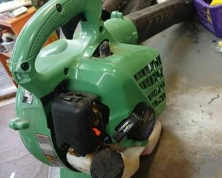 Gas leaf blower, client says it ran fine last season.