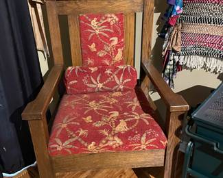 oak vintage clergy chair