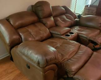 Another of sofa reclined all the way