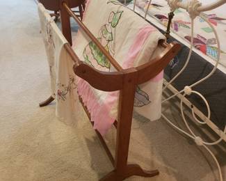 Quilts and rack