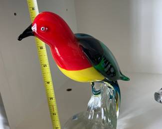 Murano glass bird