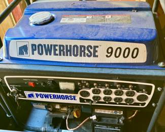 PowerHorse Gas Powered Generator.