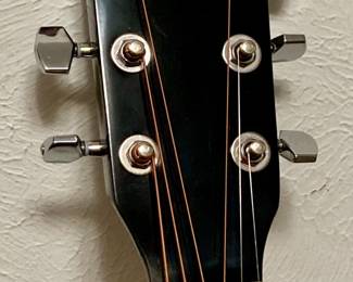 Ashthorpe Full-Size Cutaway Thinline Acoustic Electric Guitar w/Bag, Strap, Strings, Cord and Stand.