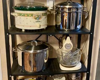 Large Selection of Kitchen Appliances.