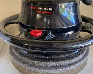 Vintage Sears Craftsman 9-inch Buffer Polisher System