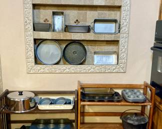 Large Selection of Kitchen Appliances and Bakeware.