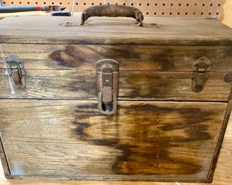 Antique/Vintage STAR CHEST 7 Drawer Oak Machinist Tool Box