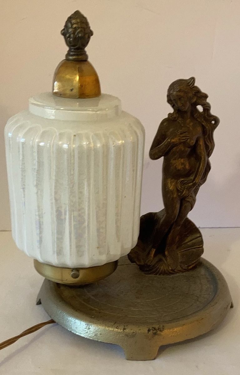 Art Deco Boudoir Lamp
