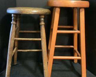 Vintage Wooden Stools