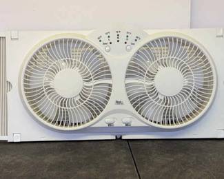 Twin Window Fan, Duracraft Portable Space Heater, D Battery Portable Fan