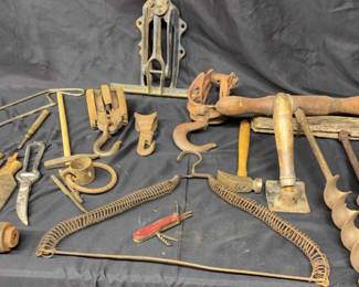 Variety of Antique Tools
