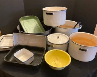 Misc. Lot of Enamelware 