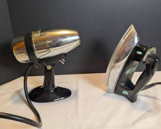 Vintage Oster Hair Dryer Sunbeam Iron