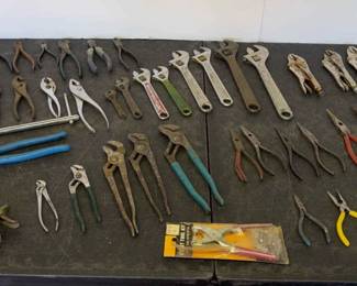 Vice Grips, Crescent Wrenches, Needle Nose Pliers, Channel Locks More
