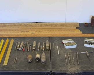 Drill Bits, Hole Punches, Drill Chucks, Screw Extractors, Counter Sinks, Yardsticks, Rulers More