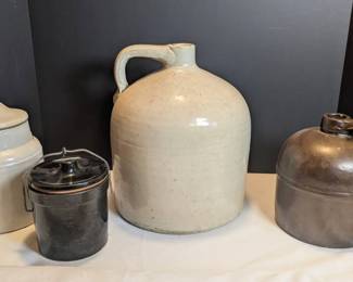 Four Vintage Crocks