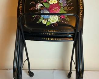 Vintage TV Trays Stand