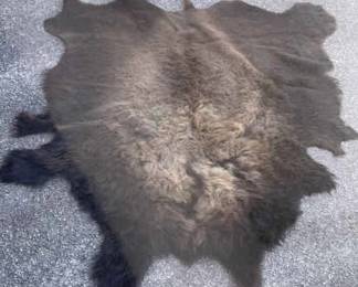 Large Tanned Bison Hide