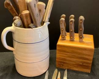 Vintage Knives Including Old Hickory, Chicago Cutlery More