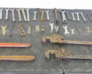 Pipe, Crescent, Combination Wrench Lot