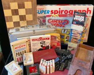 Vintage Games, Cards, Poker Chips More