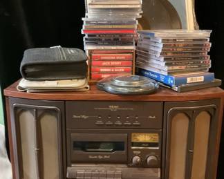 TEAC Nostalgia Stereo GF330 Mini System Plus Mystery Lot of Music 