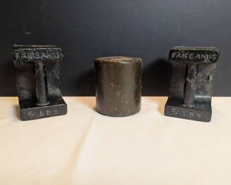 Fairbanks Scale Co. 5 LB weights 