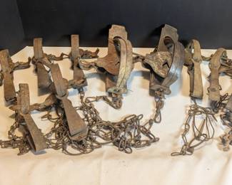 Vintage Steel Hunting Traps