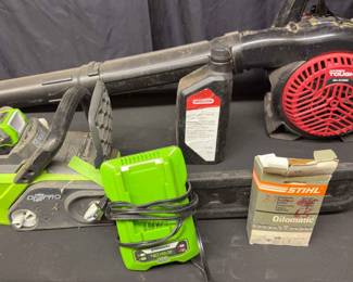 Gas 26cc Blower Battery Operated Chainsaw 