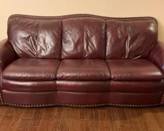 Burgundy Sofa