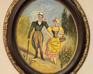 Original oil painting by local artist.