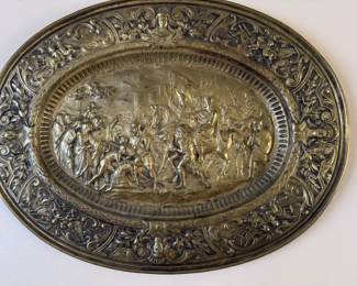Large Hanging Antique ‘Grand Plateau Ovale’ from Germany