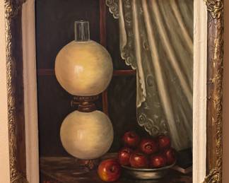 Original oil painting by local artist