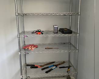 6 TIER WIRE SHELF UTILITY RACK